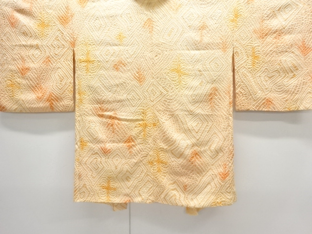 JAPANESE HAORI / UNUSED / ALL SHIBORI / ABSTRACT